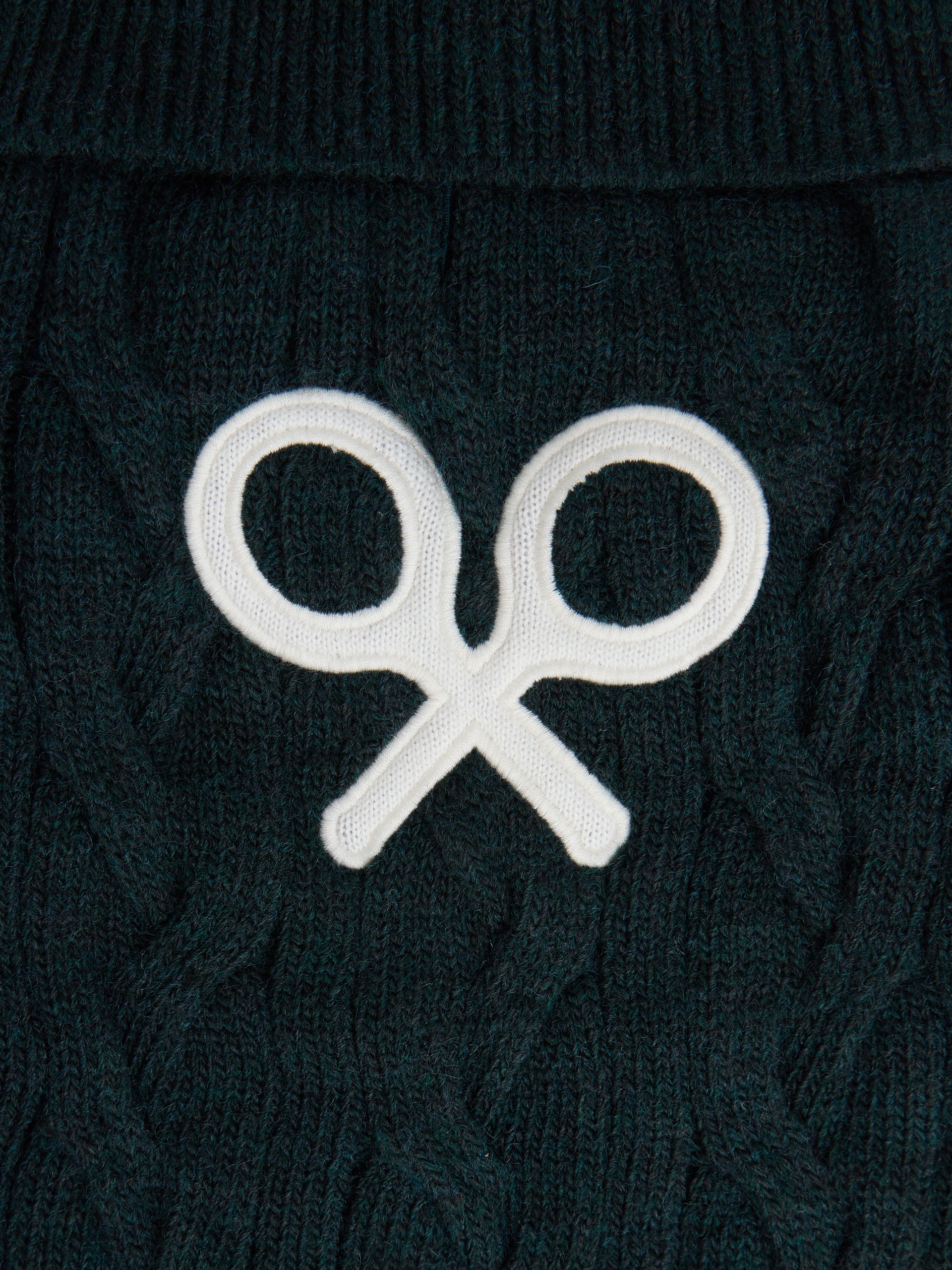 Jersey mascotas cuello vuelto verde