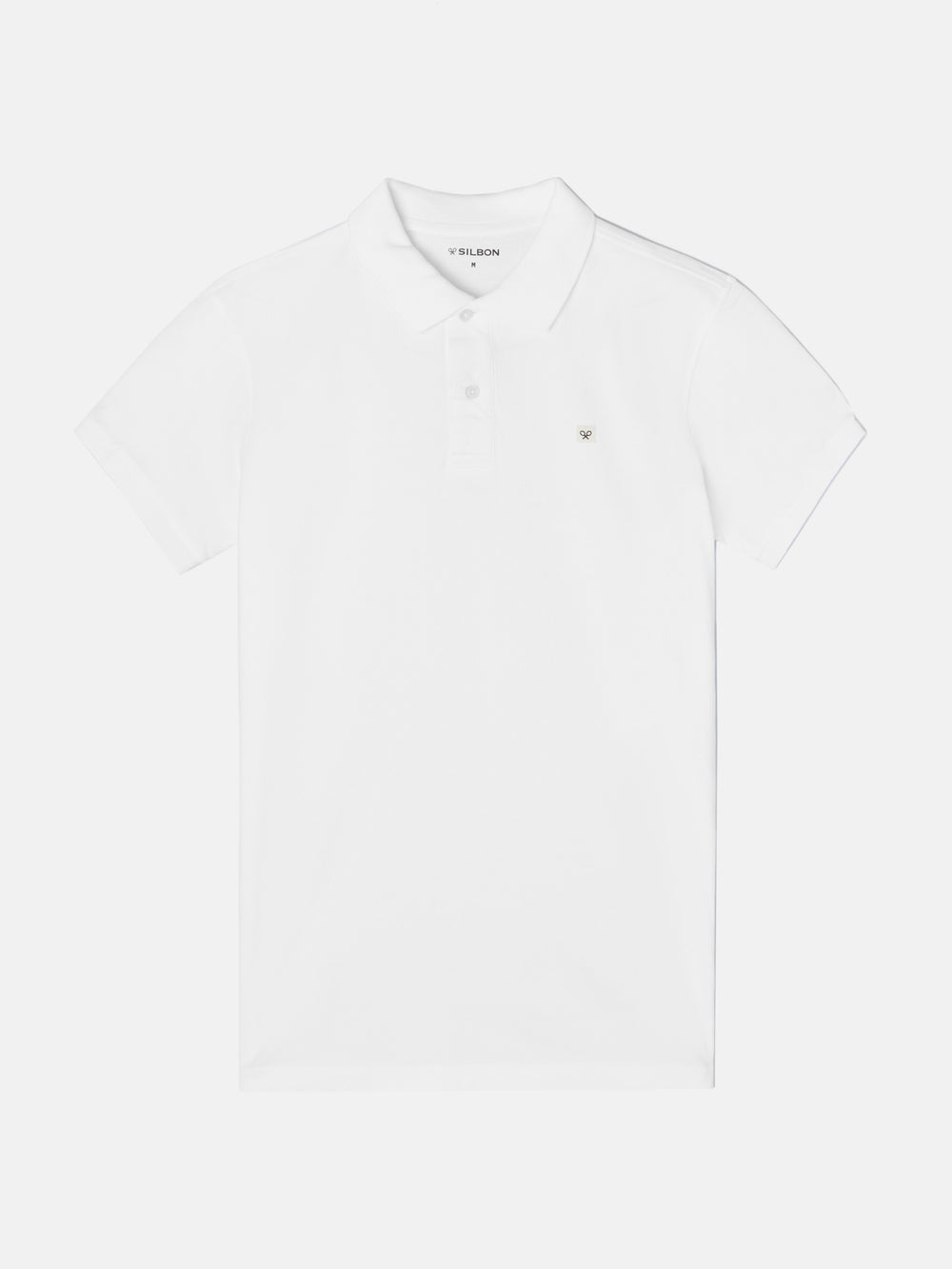 Polo clasico miniparche blanco