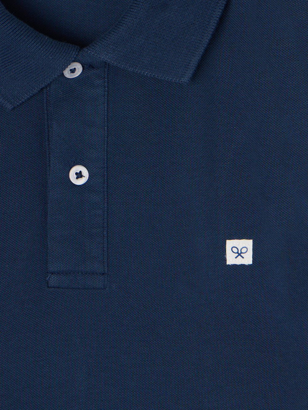 Polo clasico miniparche marino