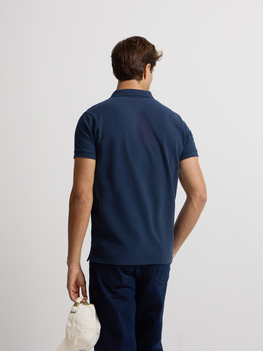 Polo clasico miniparche marino