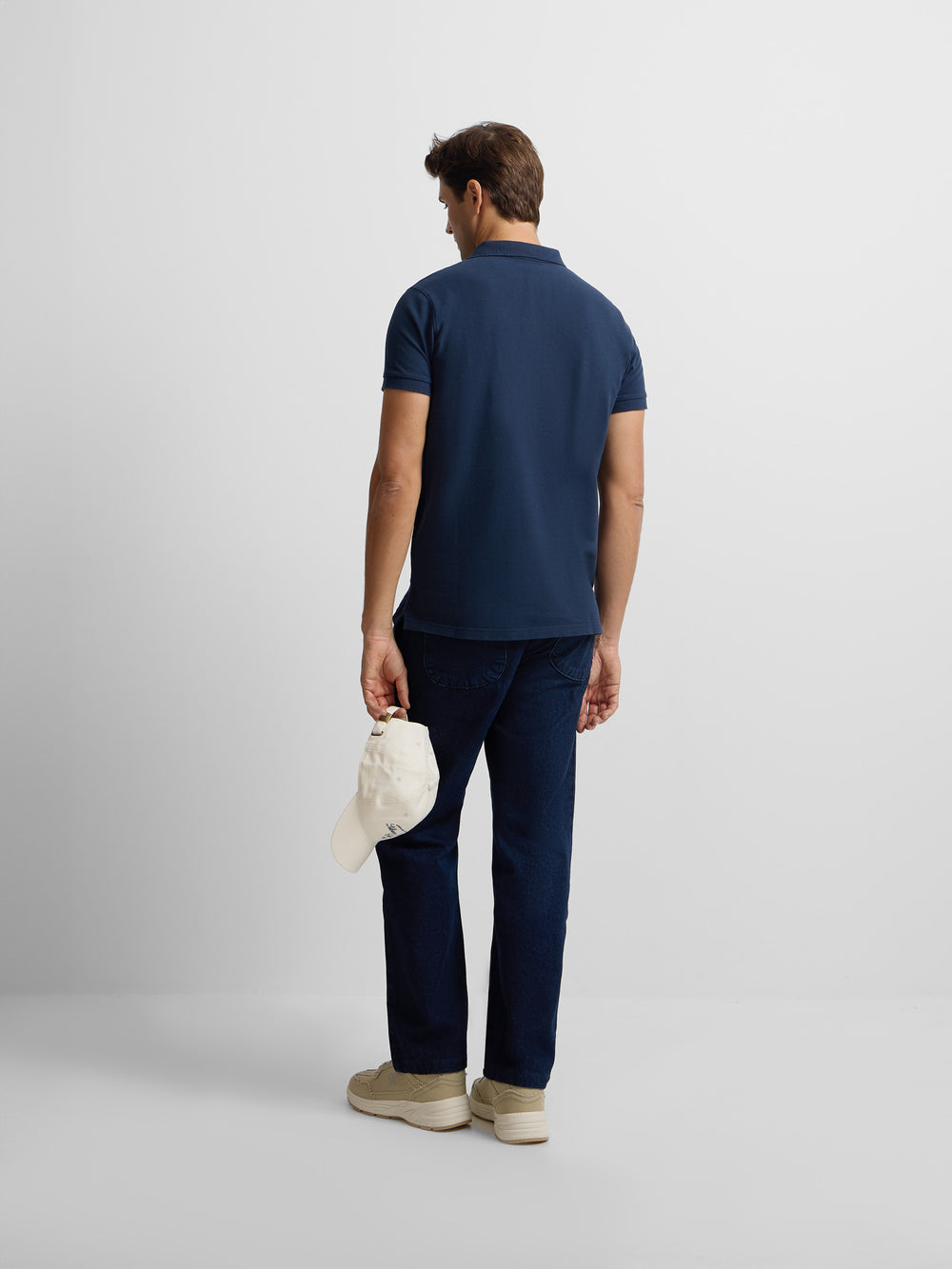 Polo clasico miniparche marino