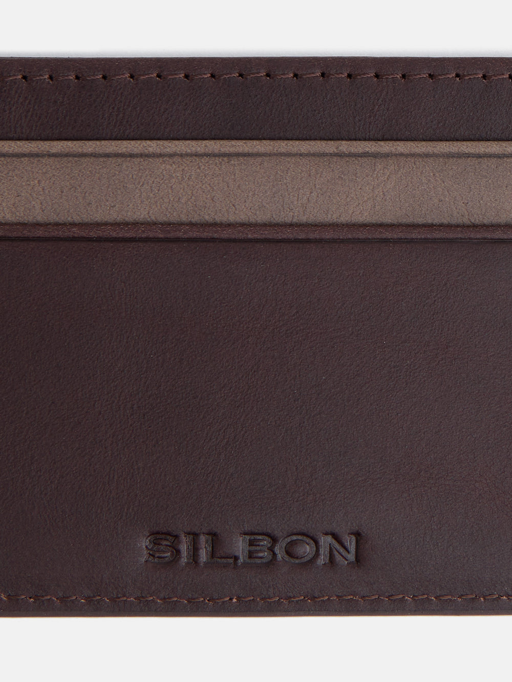 Tarjetero piel tricolor