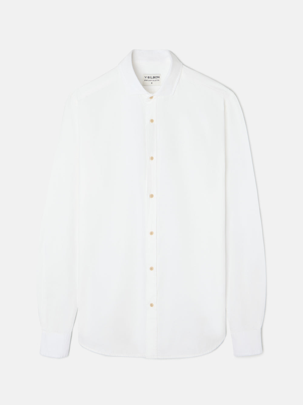 White mini-structure sport shirt