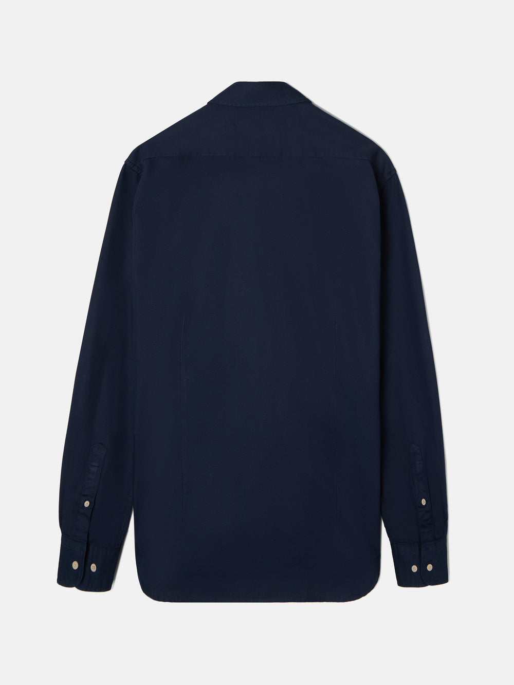 Navy blue mini-structure sport shirt