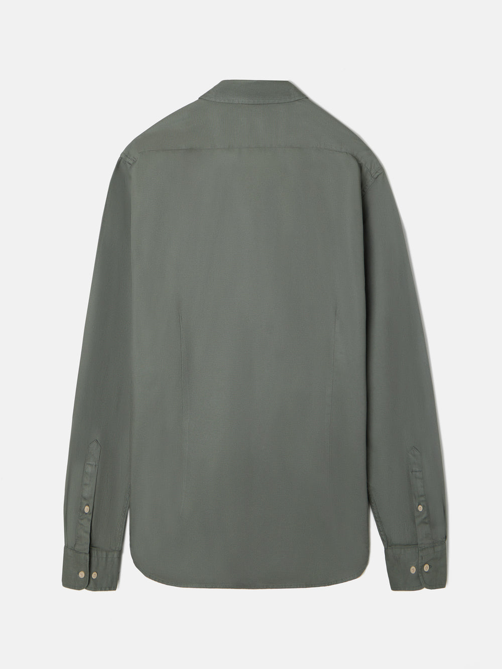 Dark green mini-structure sport shirt