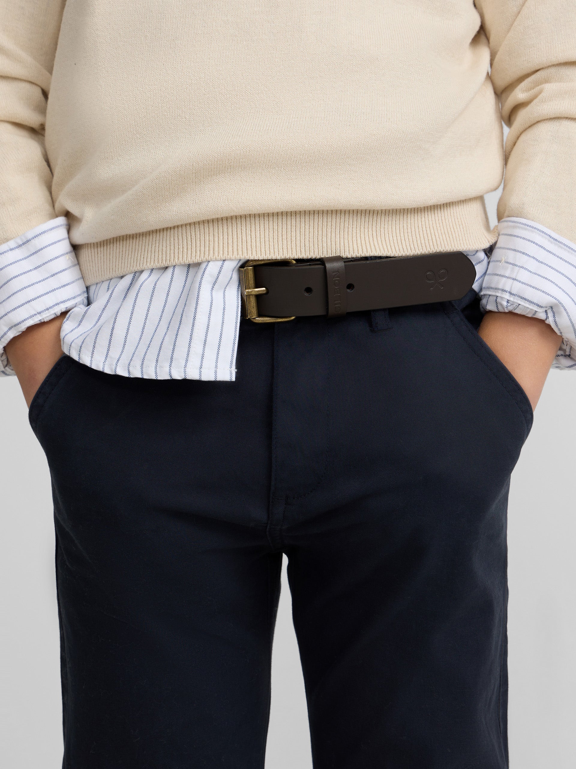 Pantalon sport kids chino style azul marino