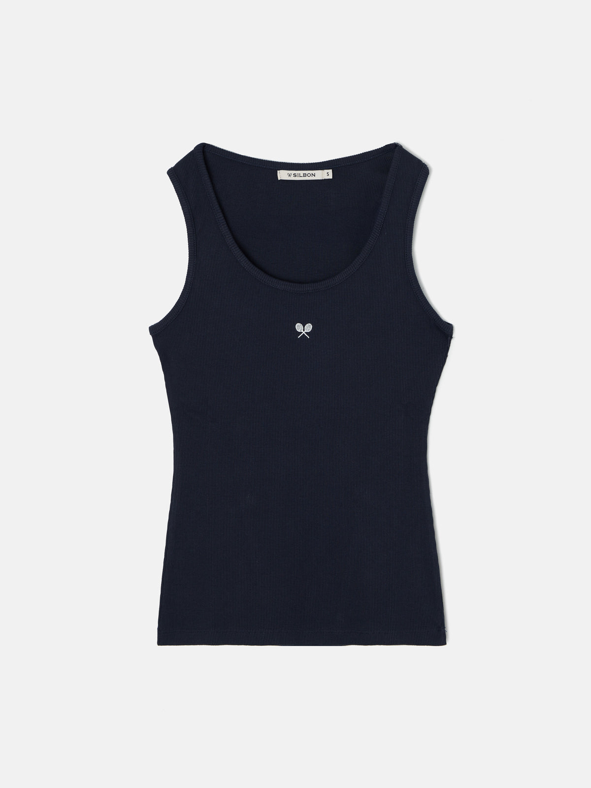 Camiseta woman tank azul marino