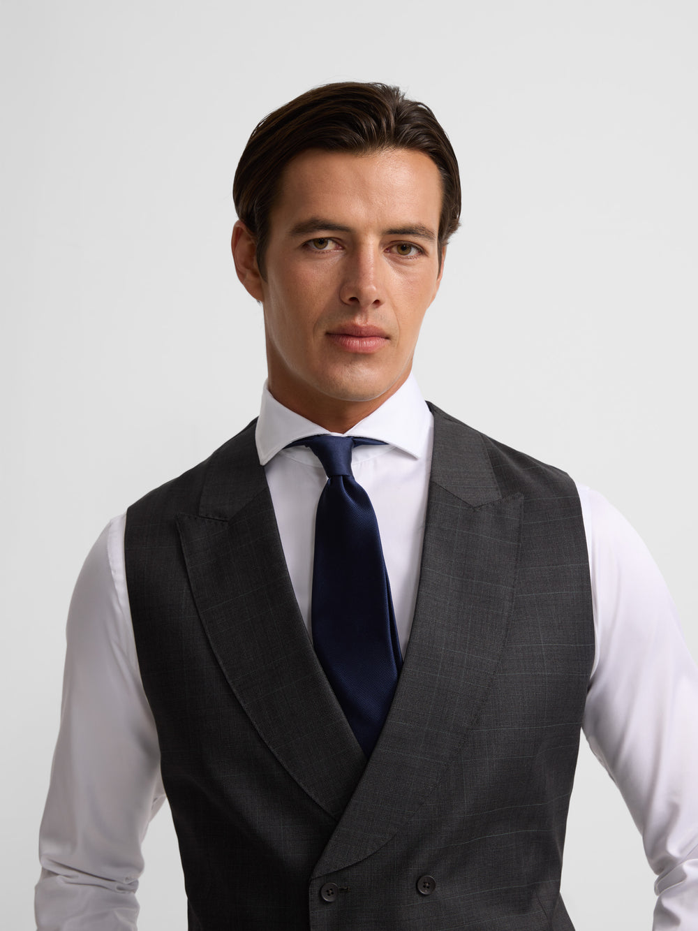 Chaleco chaque gales gris