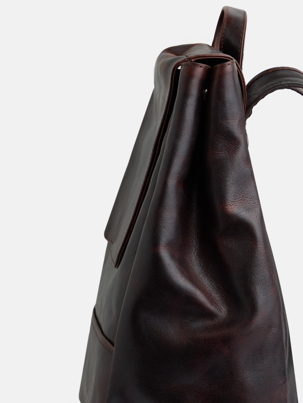 Whistle leather backpack