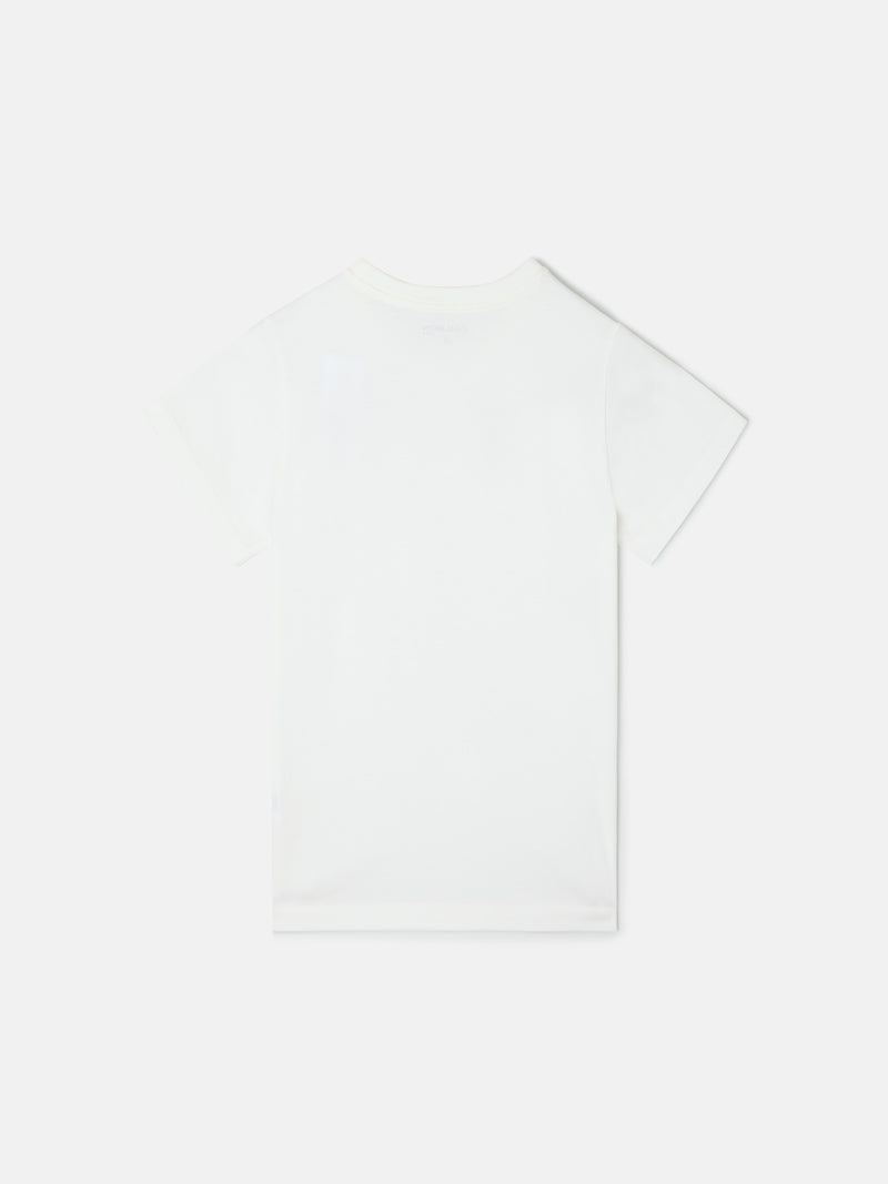 Camiseta kids minilogo blanca