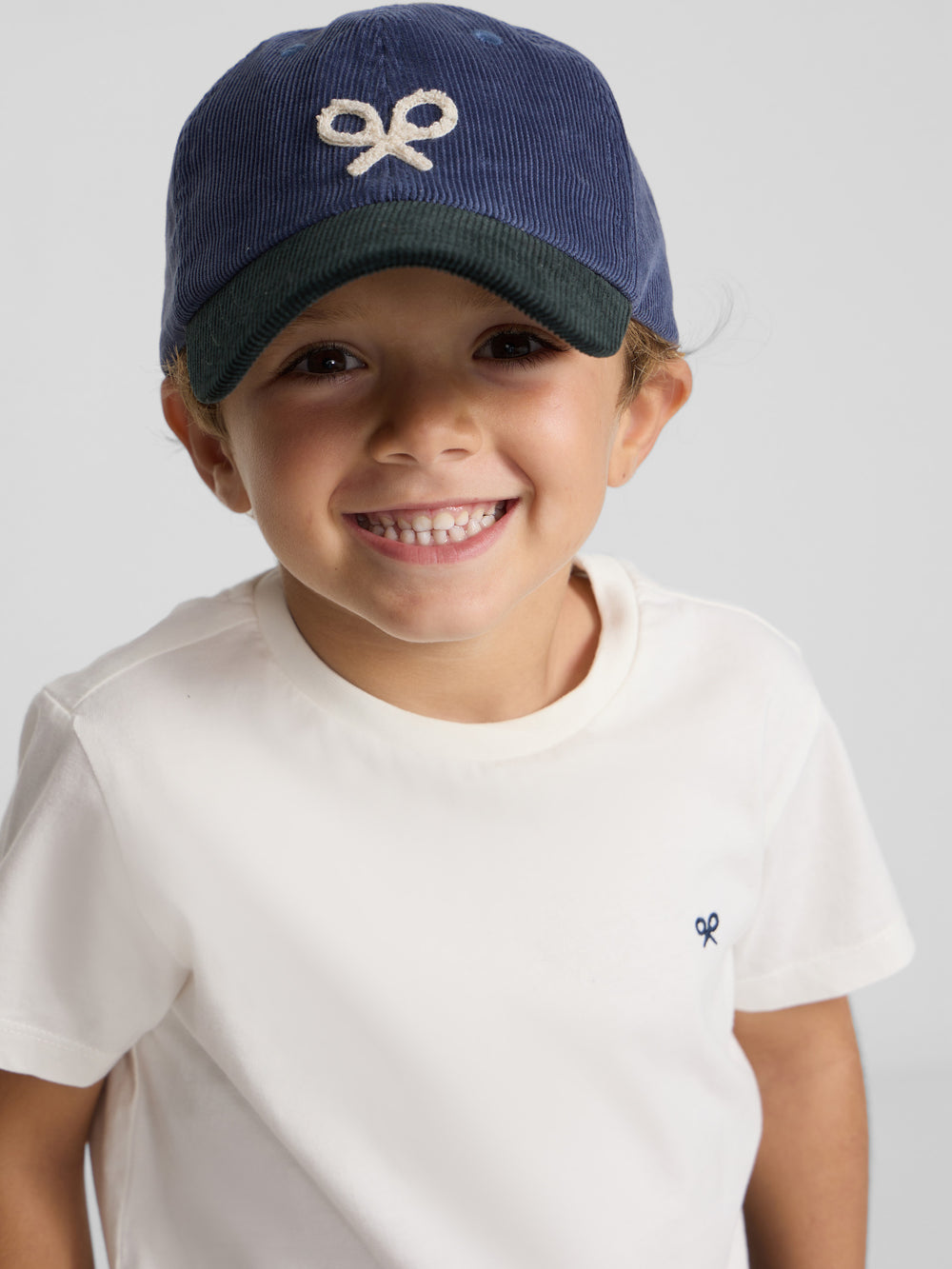 Camiseta kids minilogo blanca