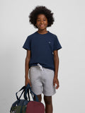 T-shirt kids minilogo azul-marinho
