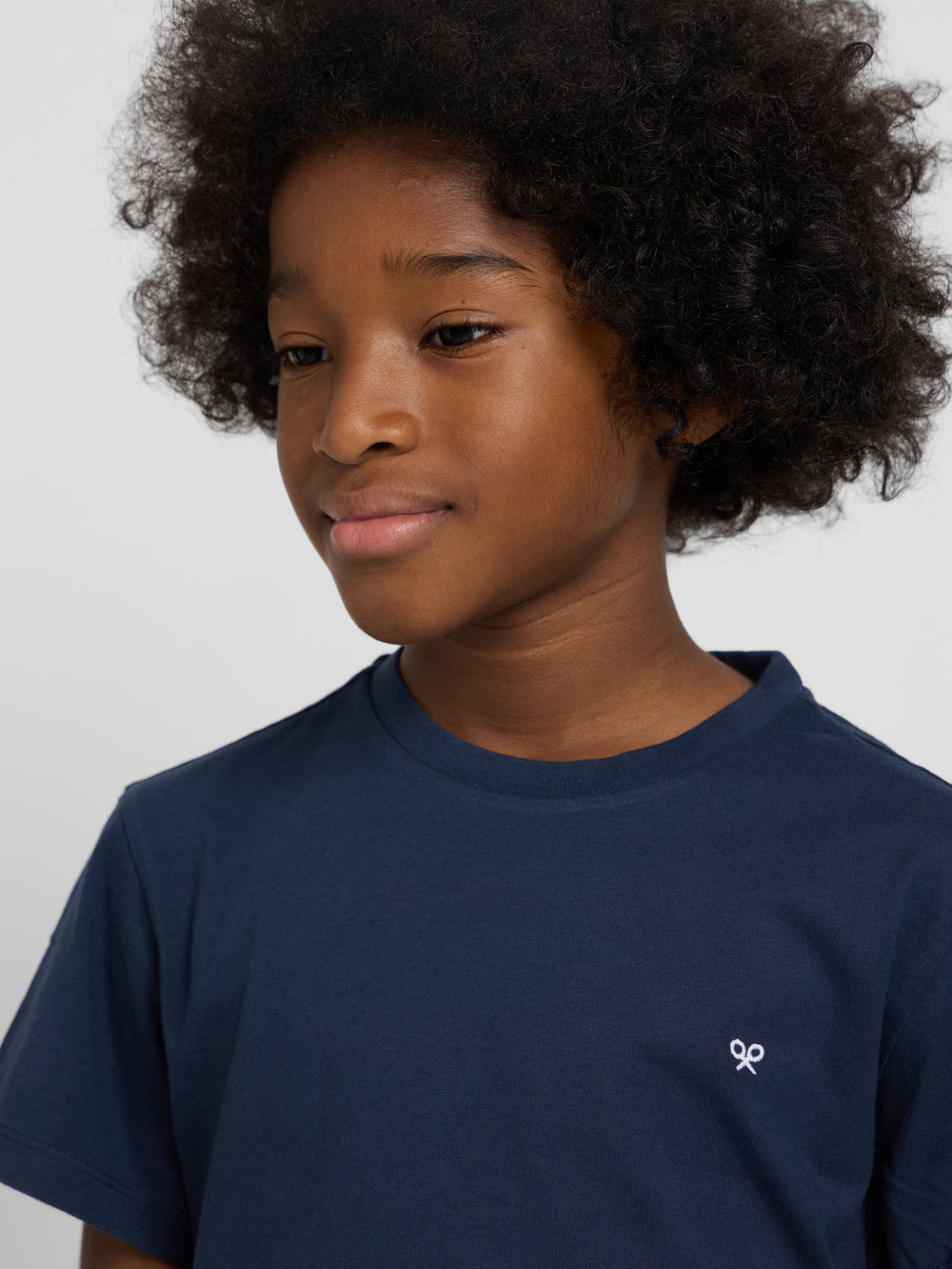 Camiseta kids minilogo azul marino