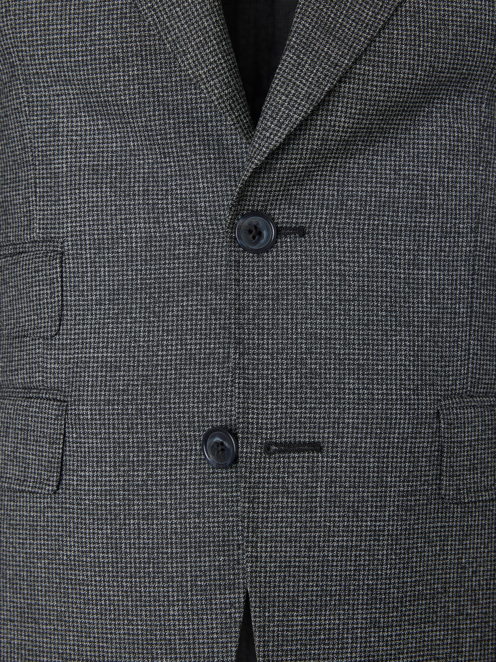 Grey houndstooth suit jacket
