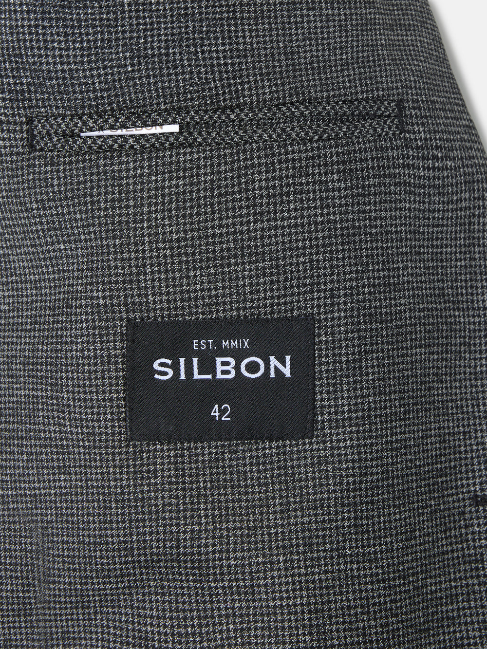 Americana traje pata de gallo gris