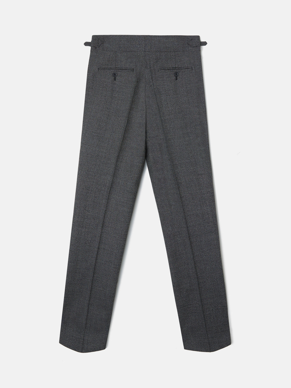 Pantalon traje pata de gallo gris
