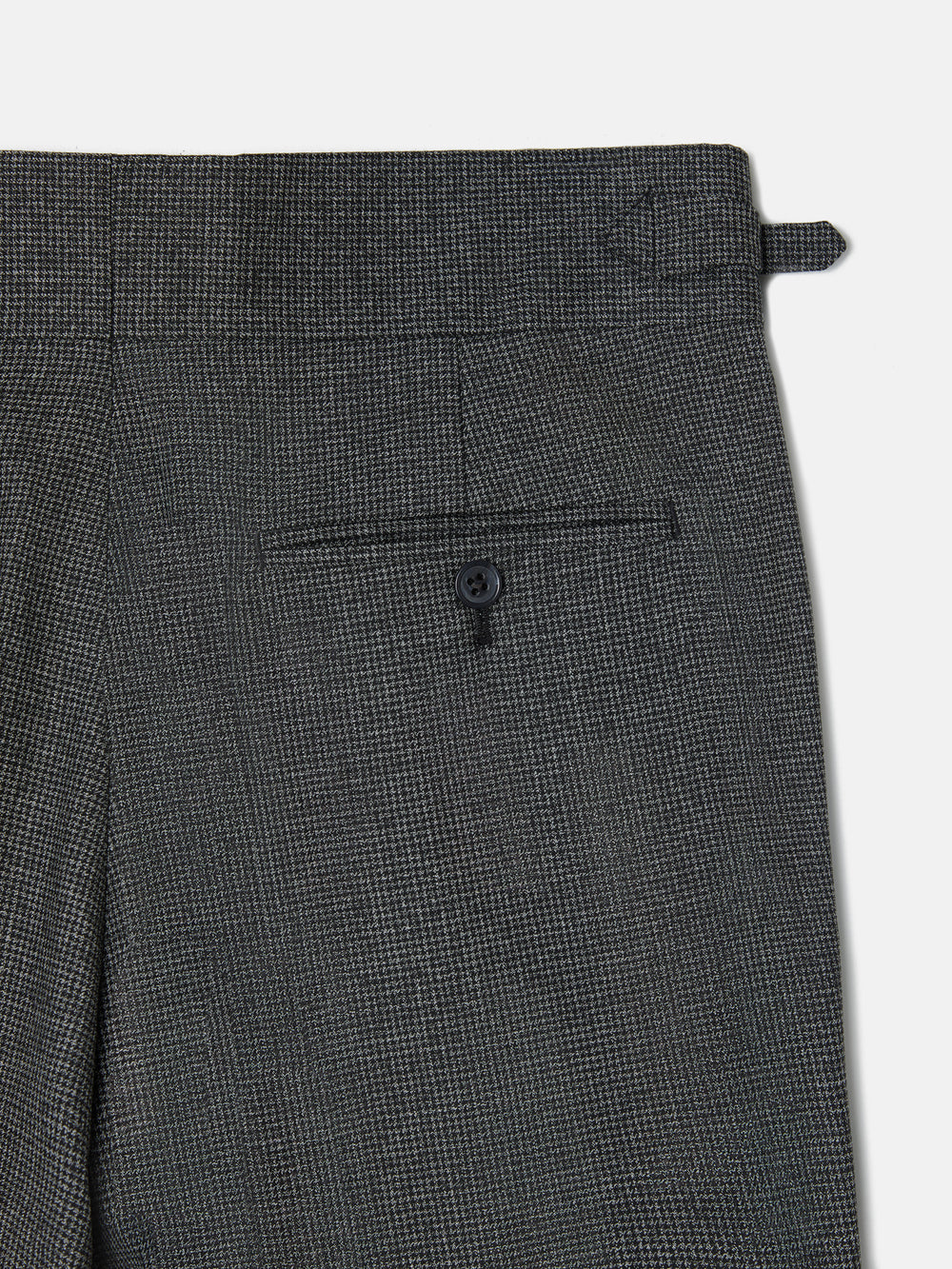 Pantalon traje pata de gallo gris