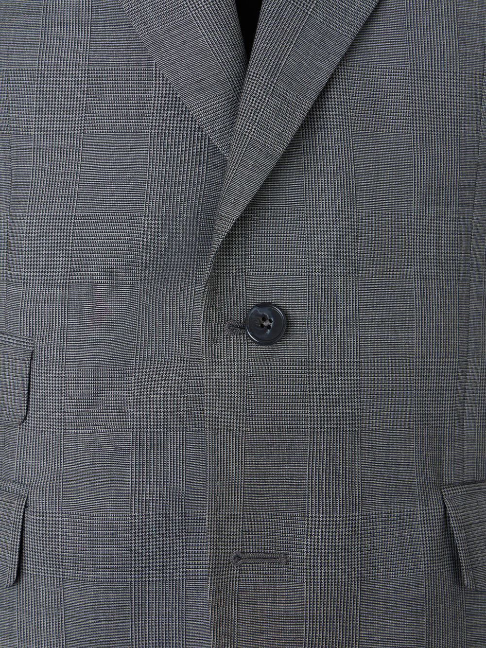 Americana traje clasico principe de gales gris