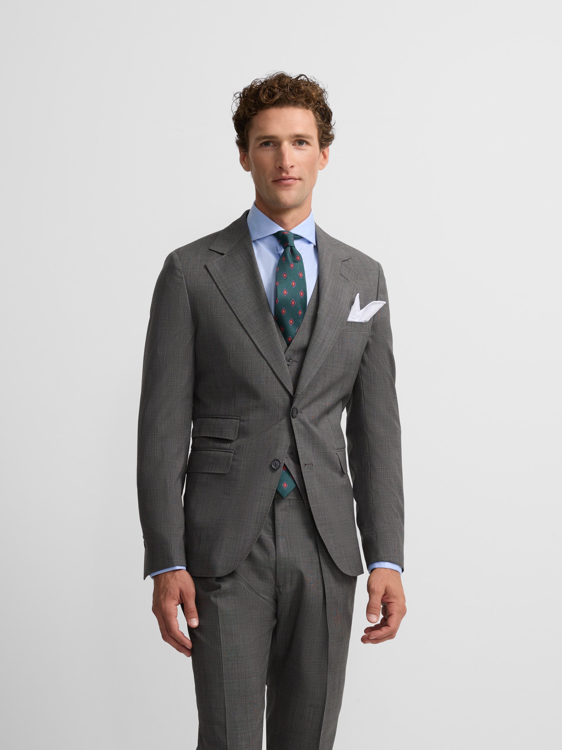 Grey Suit Trajes Gris Rata Suit Traje De Vestir Hombre Gris Traje