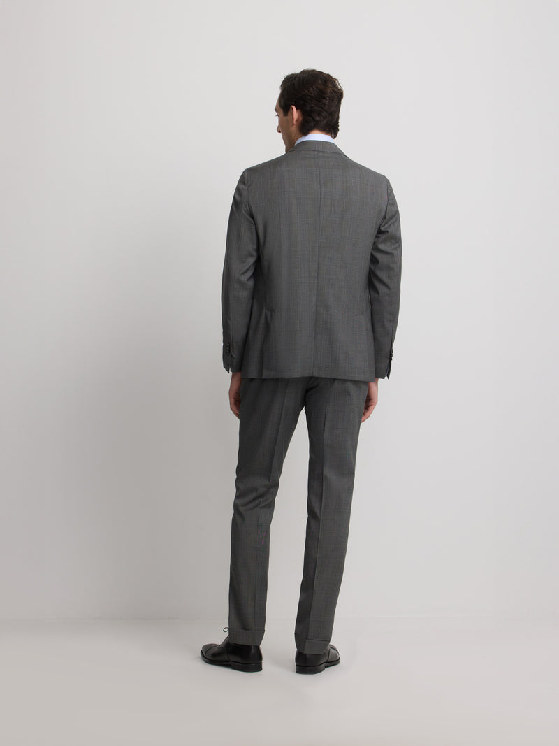 Classic Prince of Wales grey suit jacket