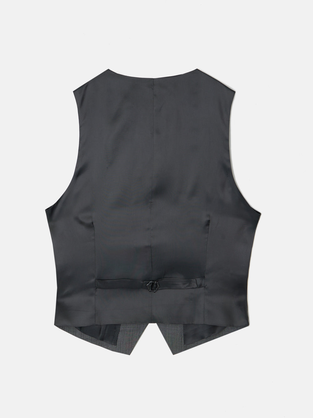 Chaleco recto traje principe de gales gris