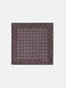 Foulard à motif géométrique marron