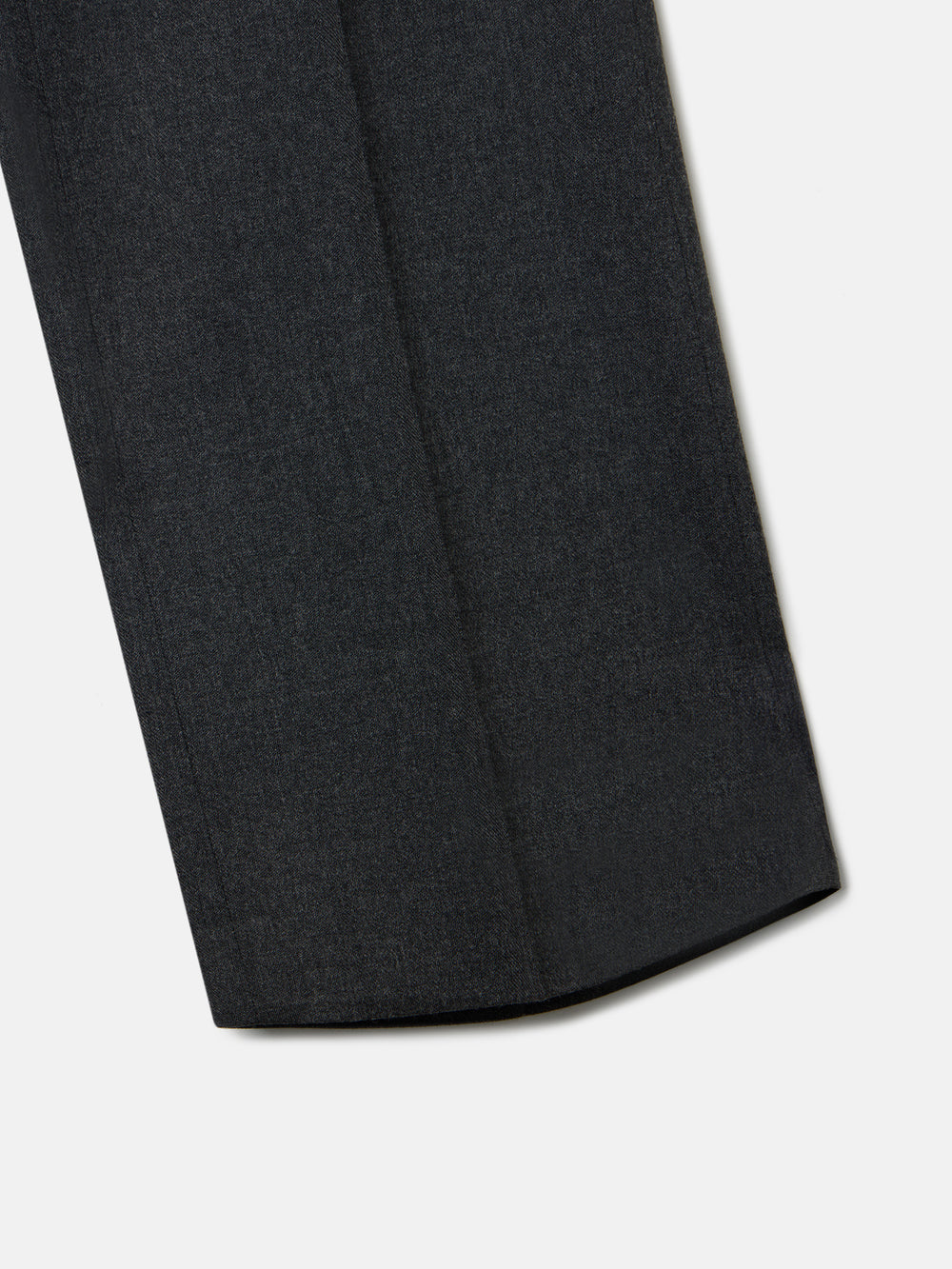 Pantalon habillé à plis gris marengo