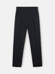 Dark grey pleated dress pants
