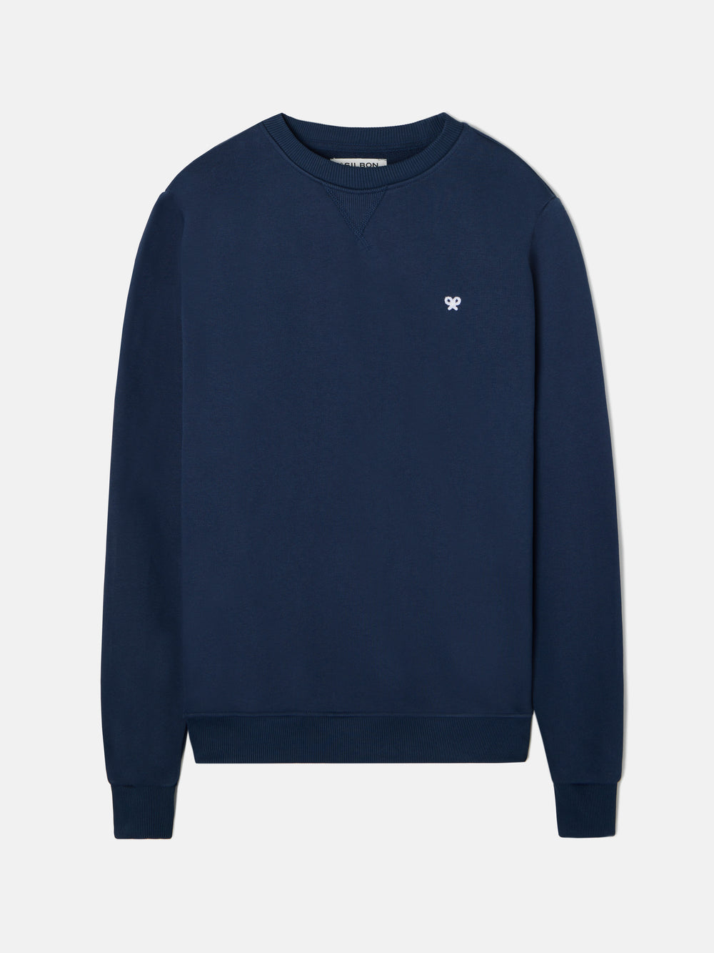 Sweat-shirt minilogo bleu marine
