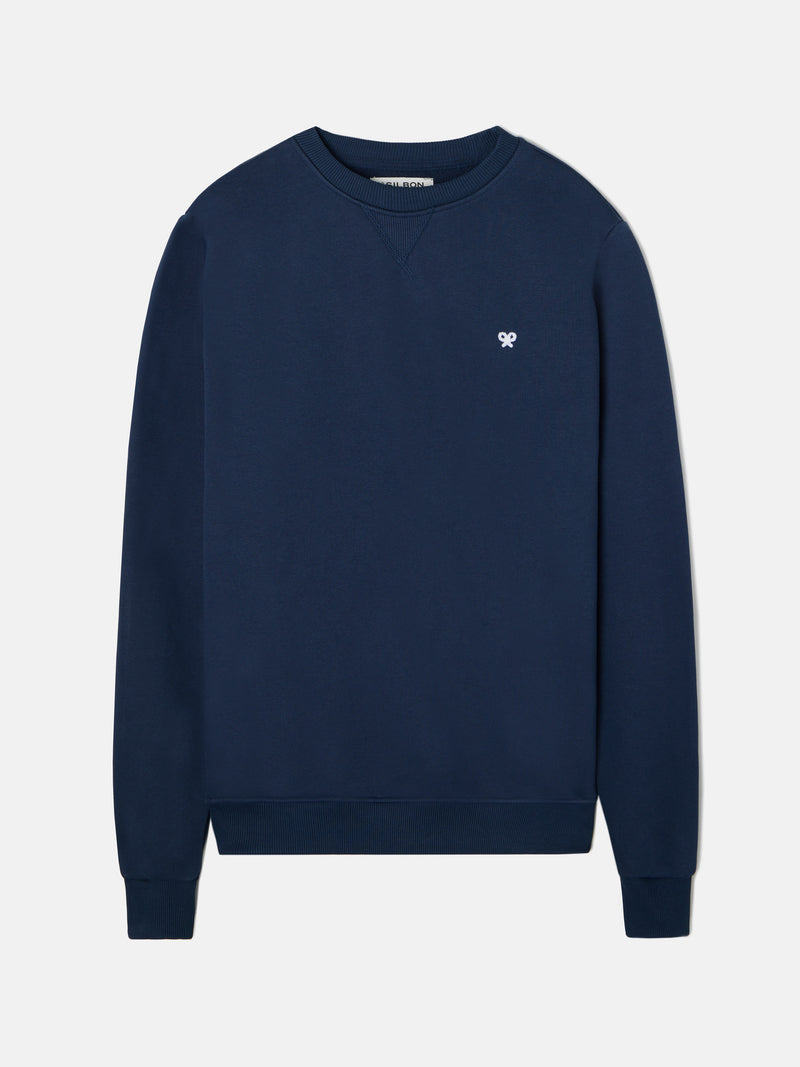Sweatshirt minilogo azul-marinho