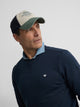 Navy blue mini logo sweatshirt