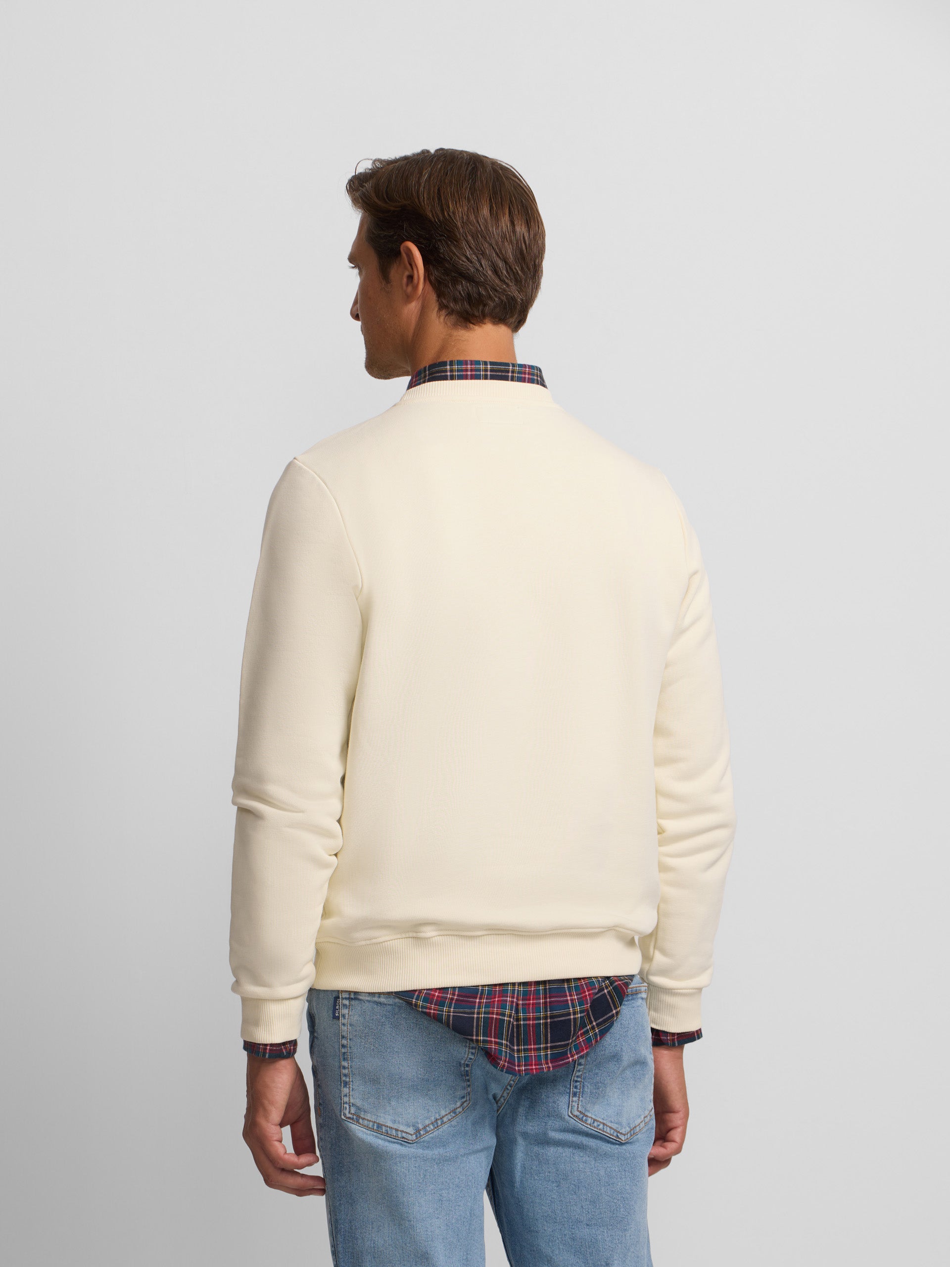 Sweatshirt minilogo creme