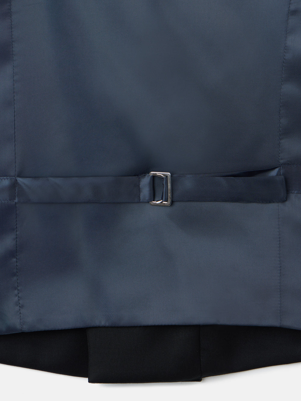 Chaleco vestir stretch cuello redondo negro