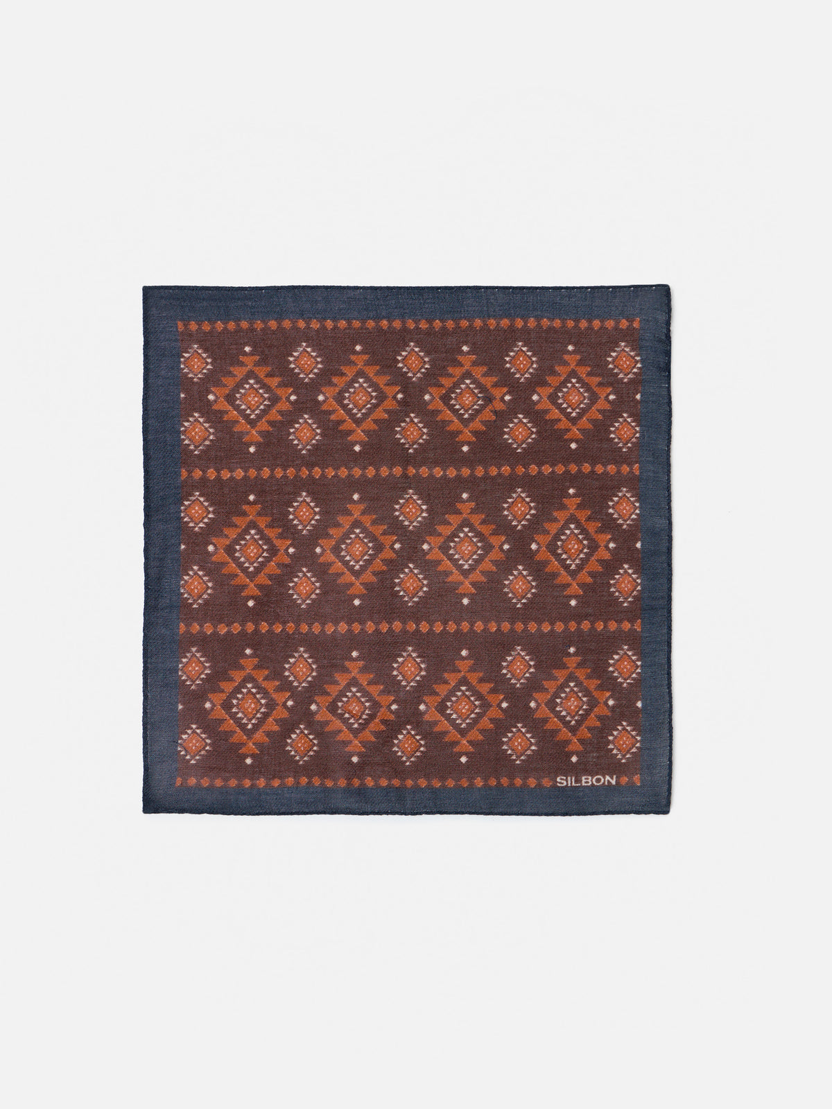 Foulard à losanges ethniques multicolores