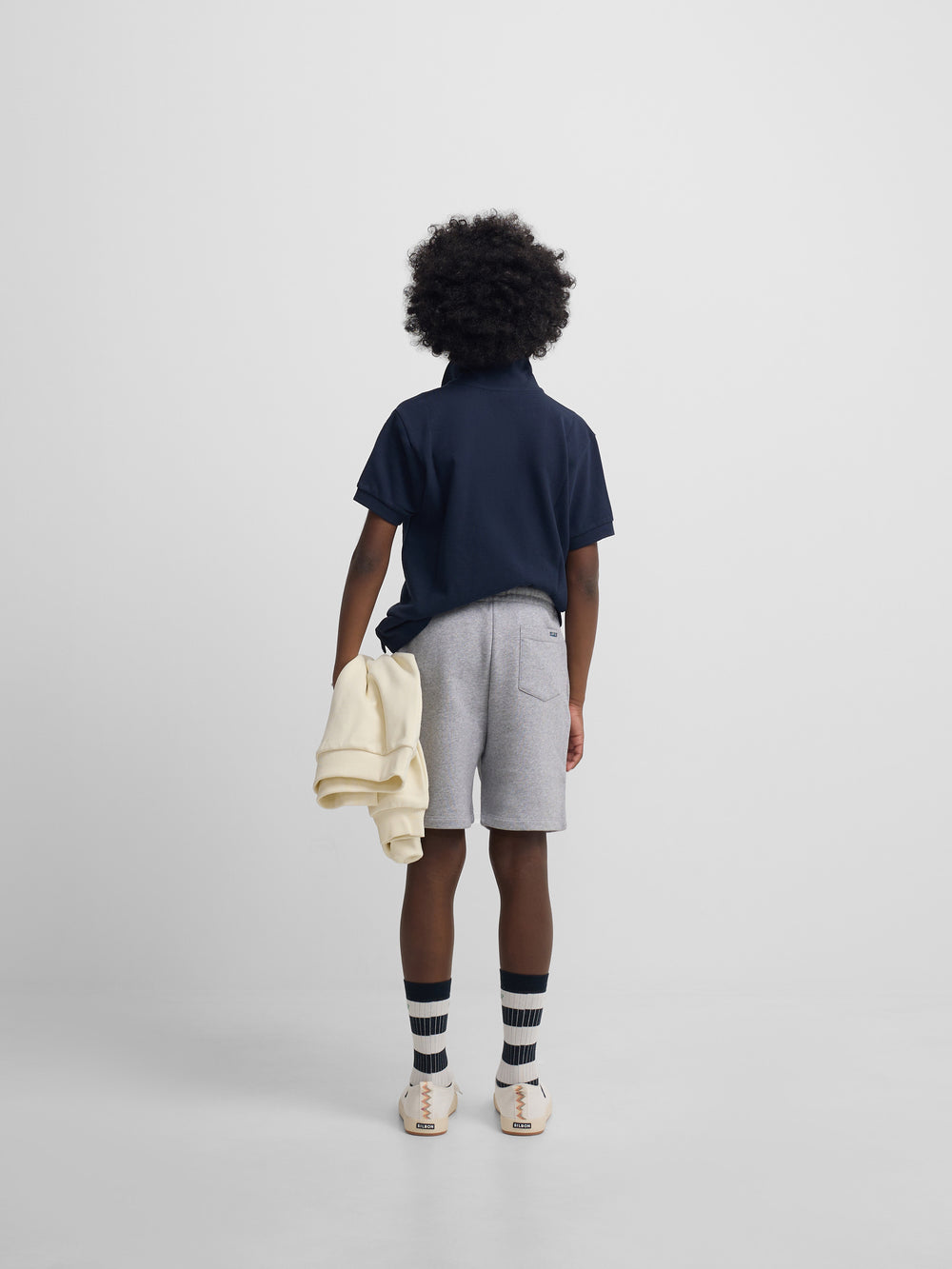 Bermuda deportiva kids gris