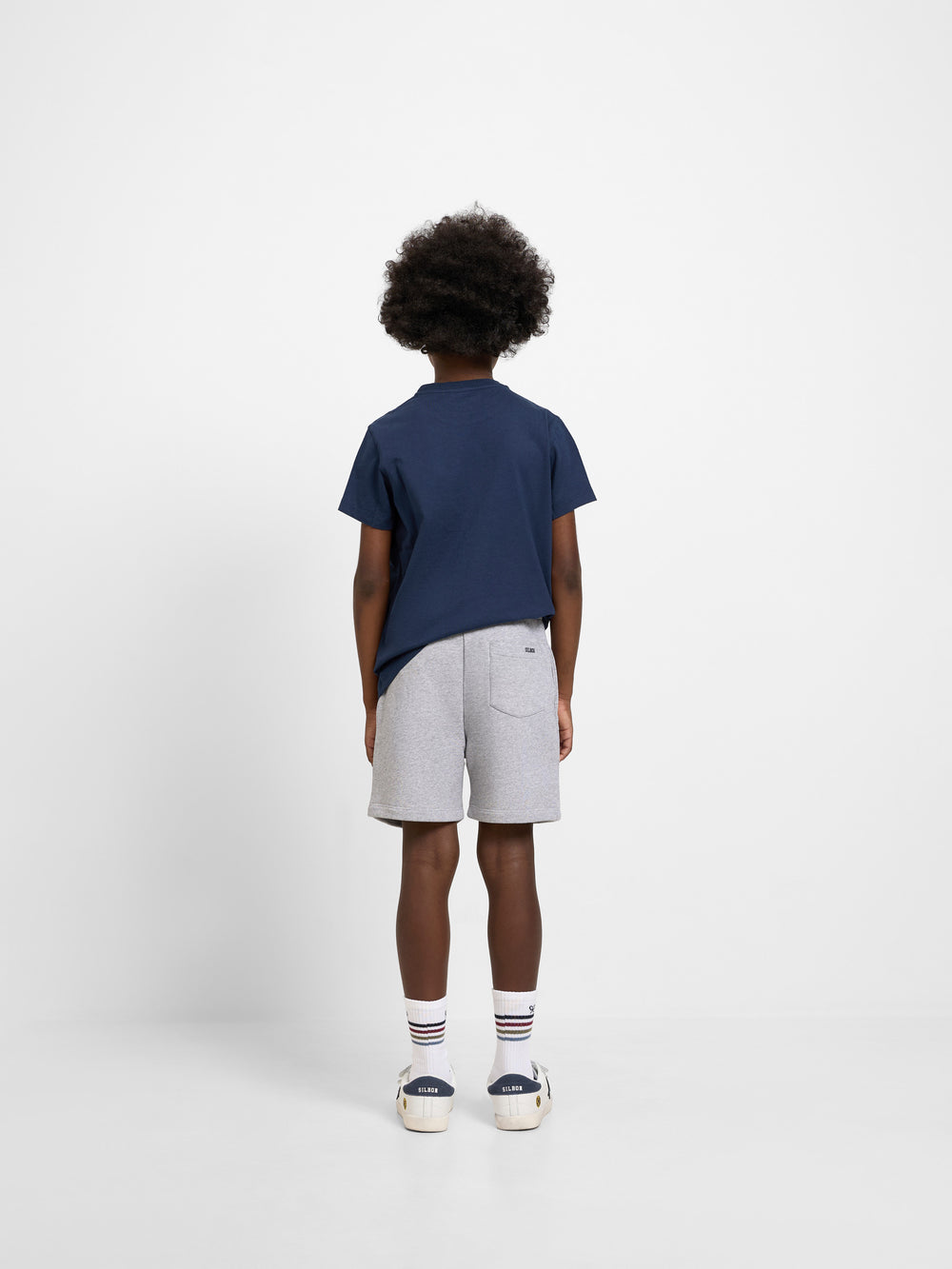 Bermuda deportiva kids gris