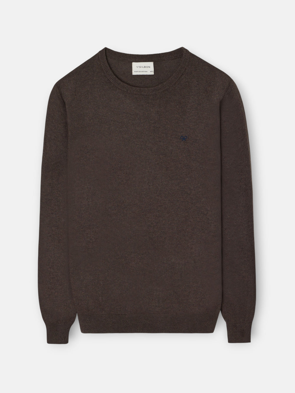Classic brown round neck sweater