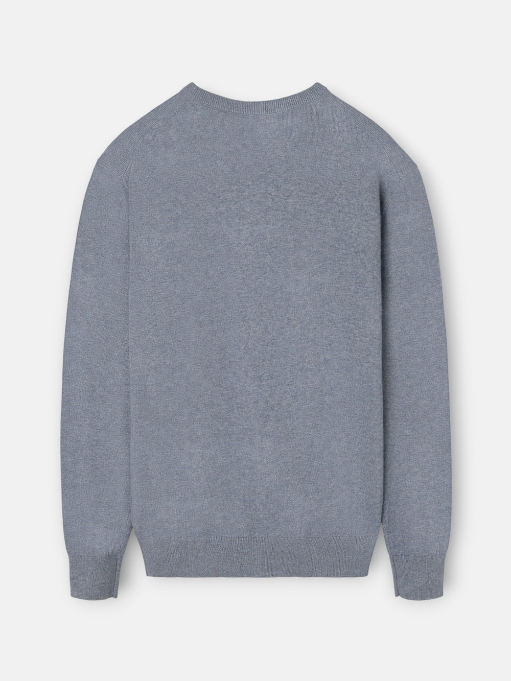 Classic grey round neck sweater