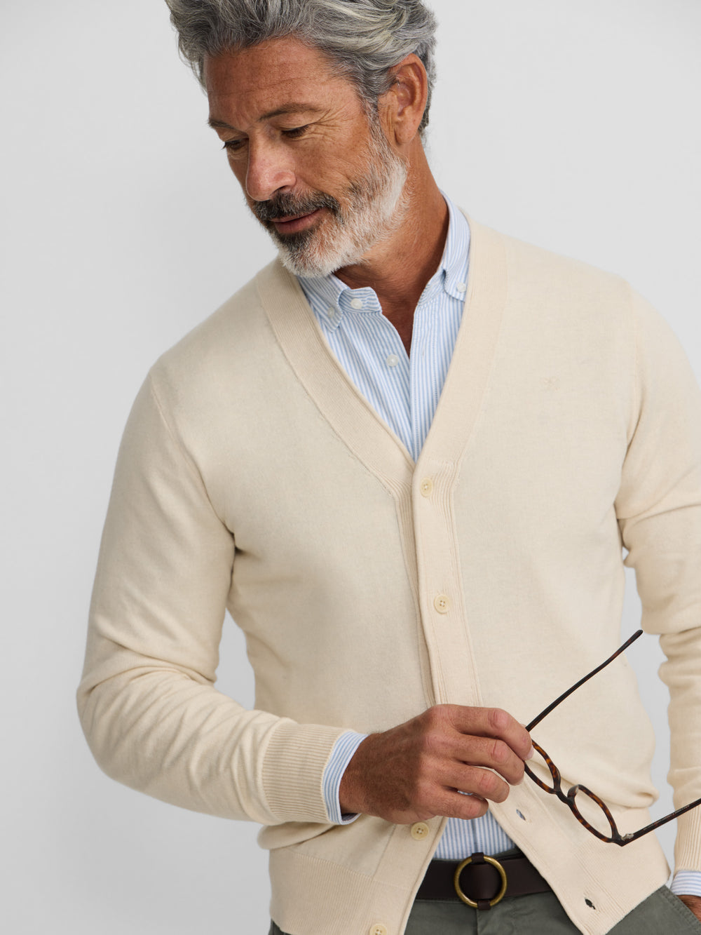 Classic beige cardigan