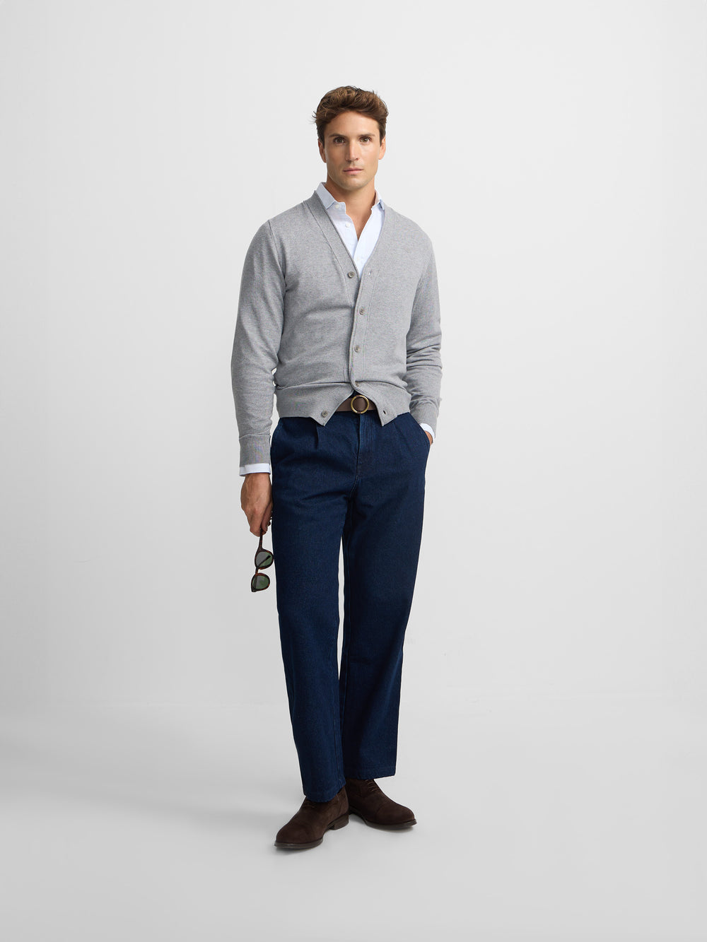 Classic grey cardigan