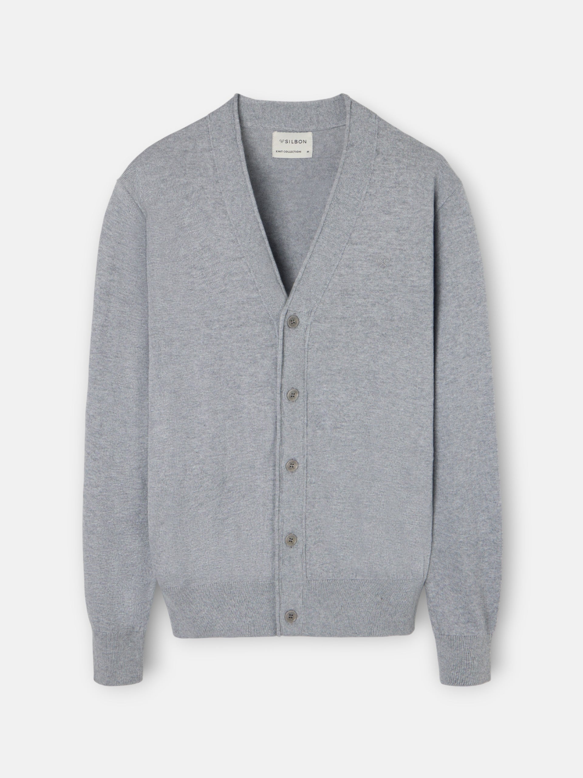 Classic grey cardigan