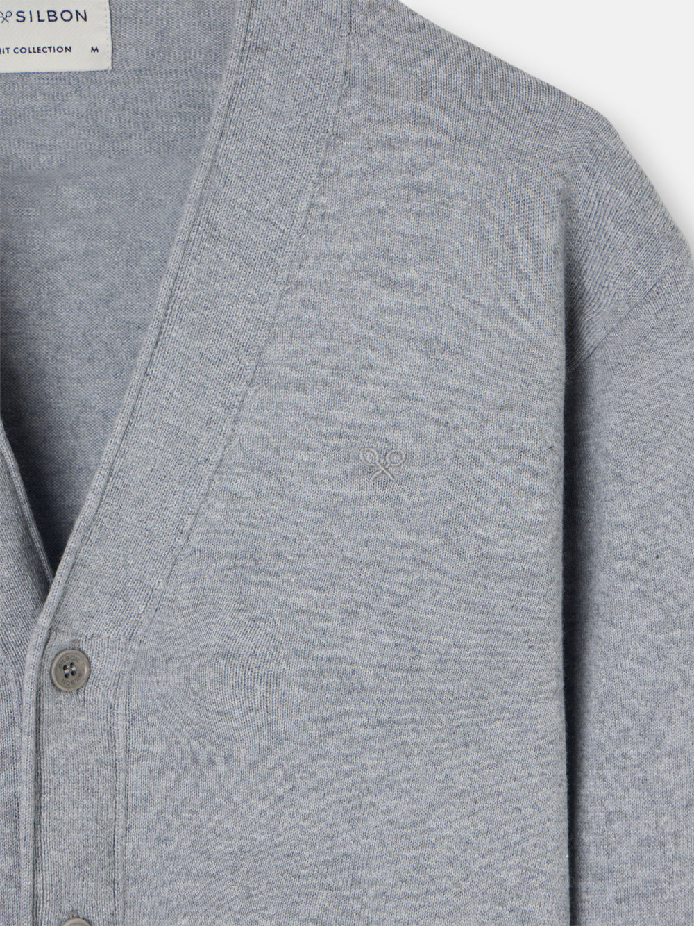 Classic grey cardigan