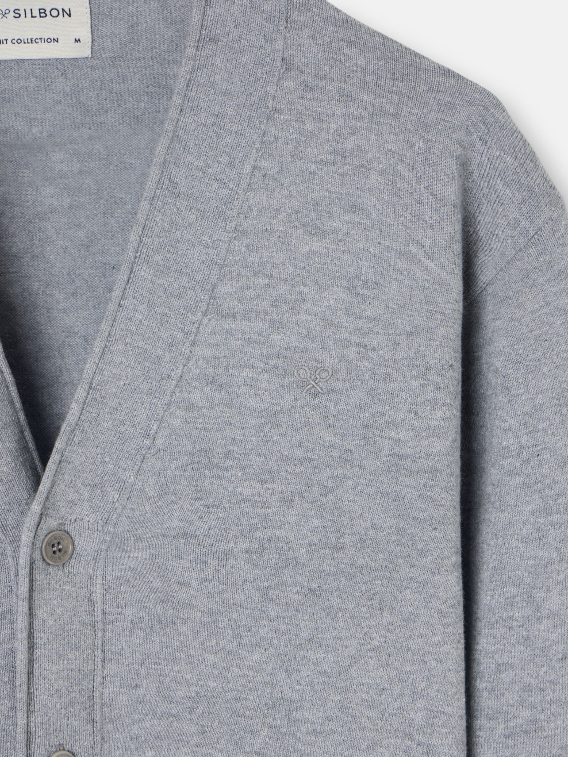 Classic grey cardigan