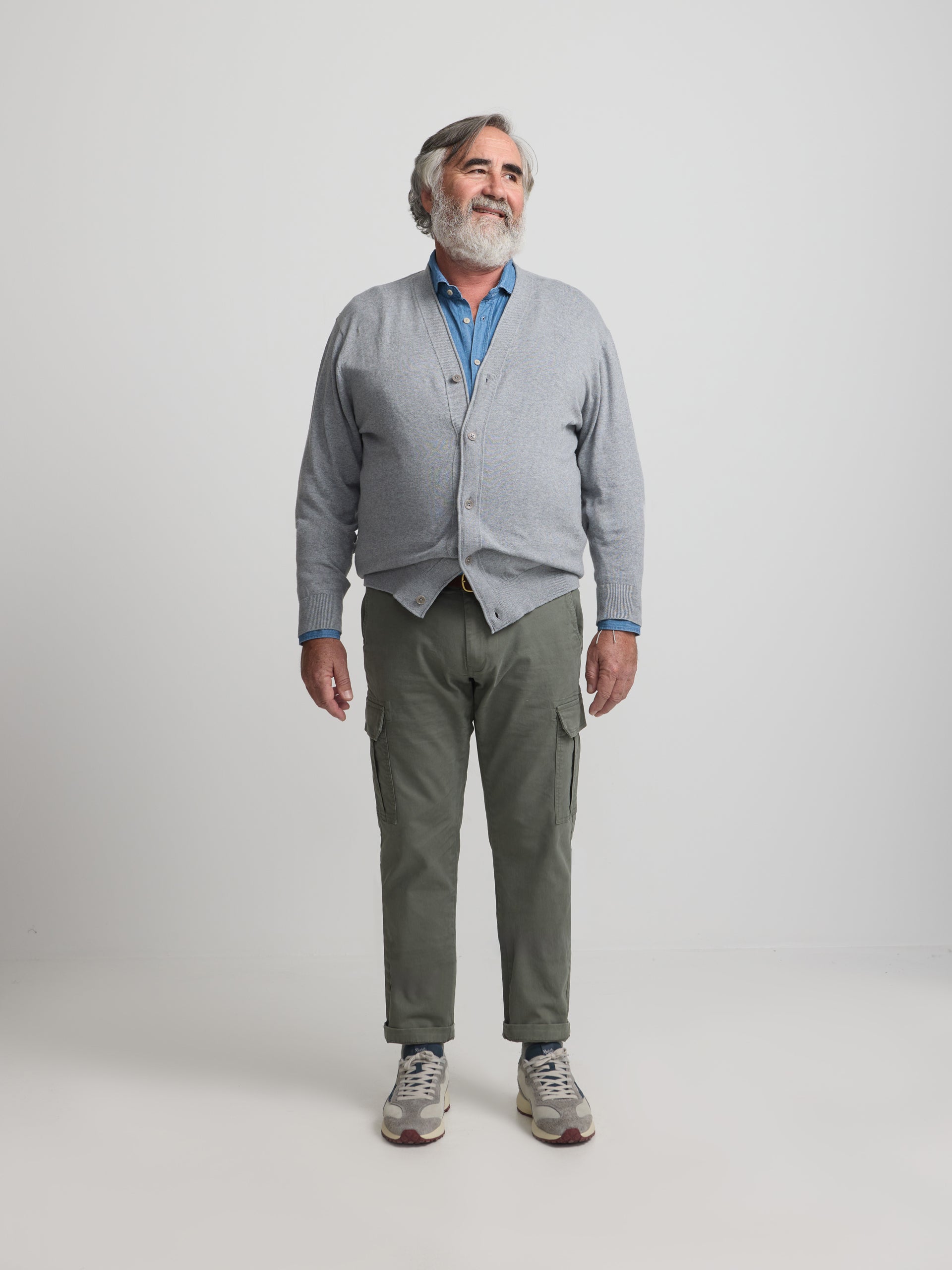 Classic grey cardigan