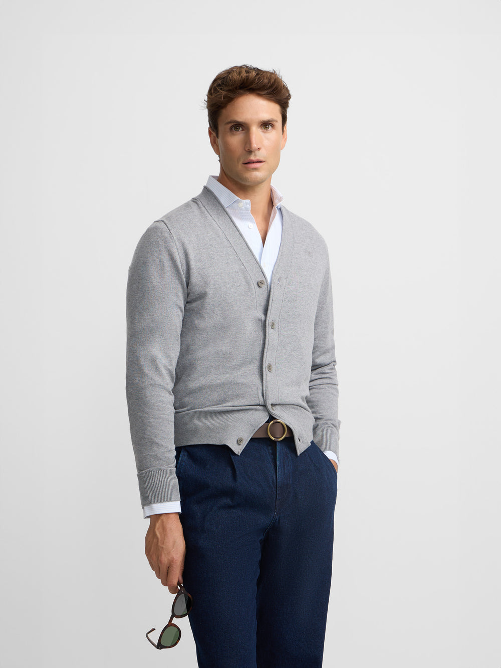 Classic grey cardigan