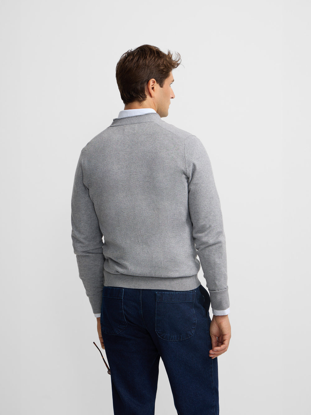 Classic grey cardigan