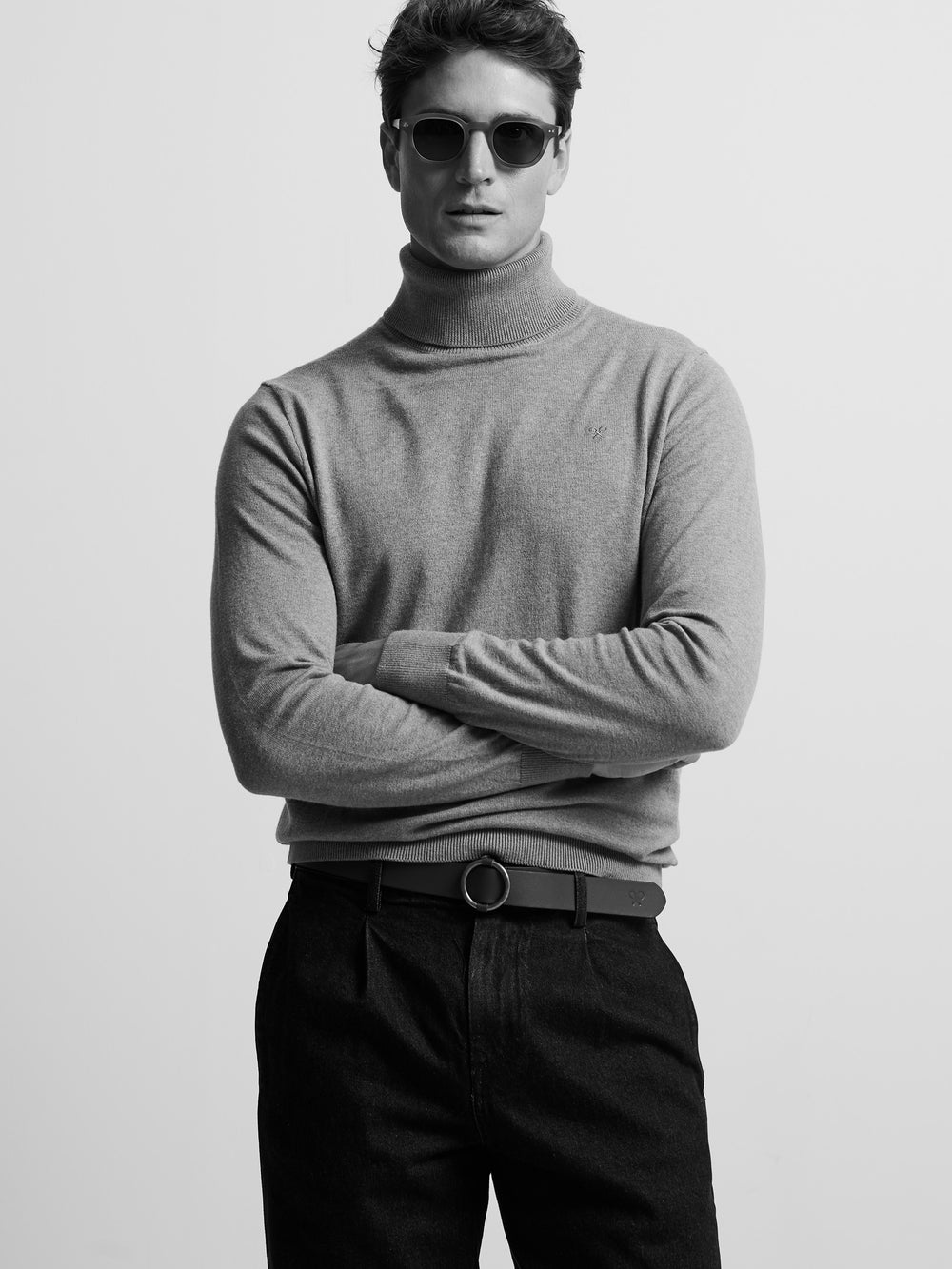 Classic grey cardigan