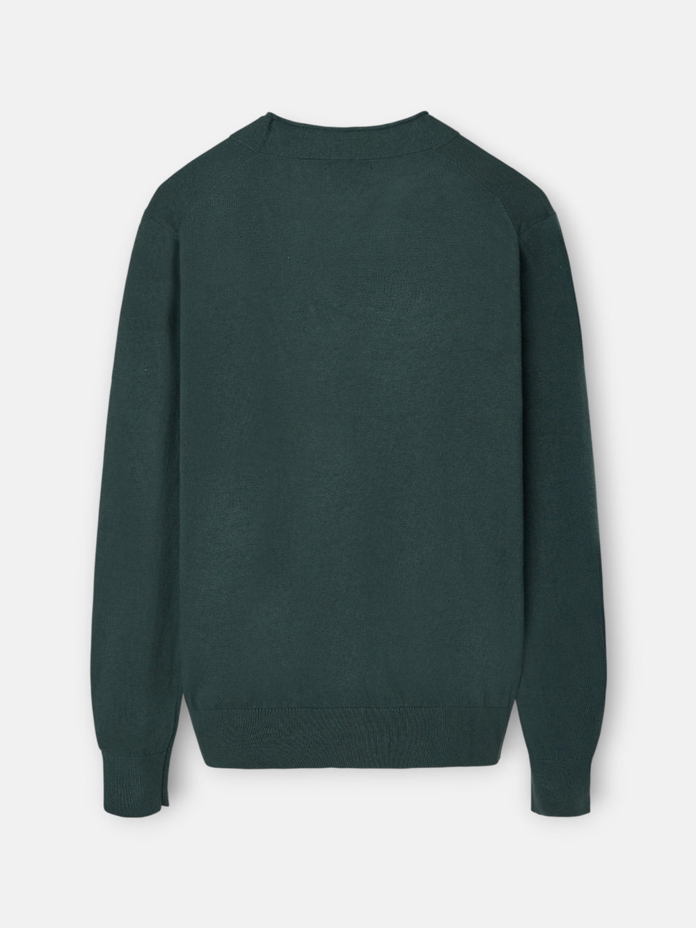 Dark green classic cardigan