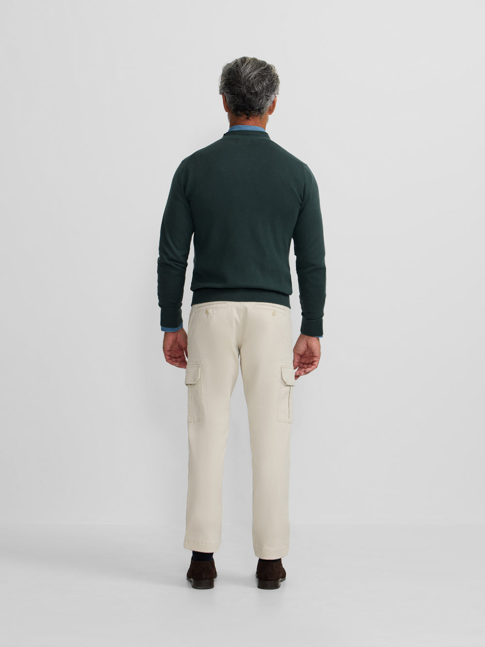 Dark green classic cardigan