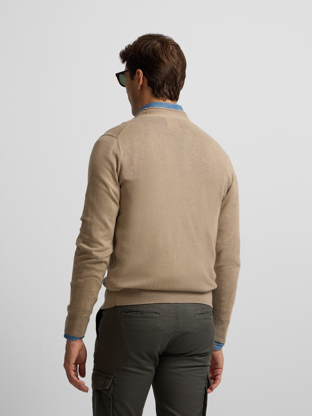 Classic brown cardigan